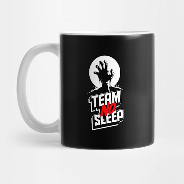 Insomniac Team No Sleep Zombie Hand by teevisionshop